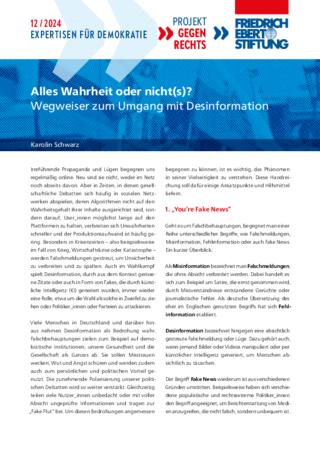 Alles Wahrheit oder nicht(s)?