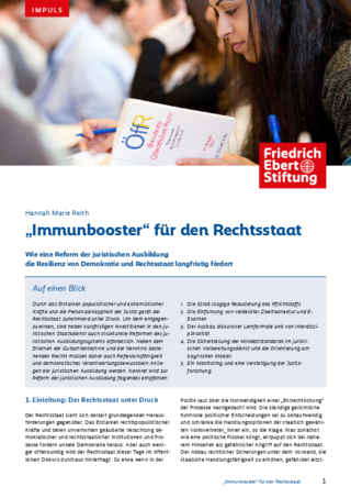 "Immunbooster" für den Rechtsstaat